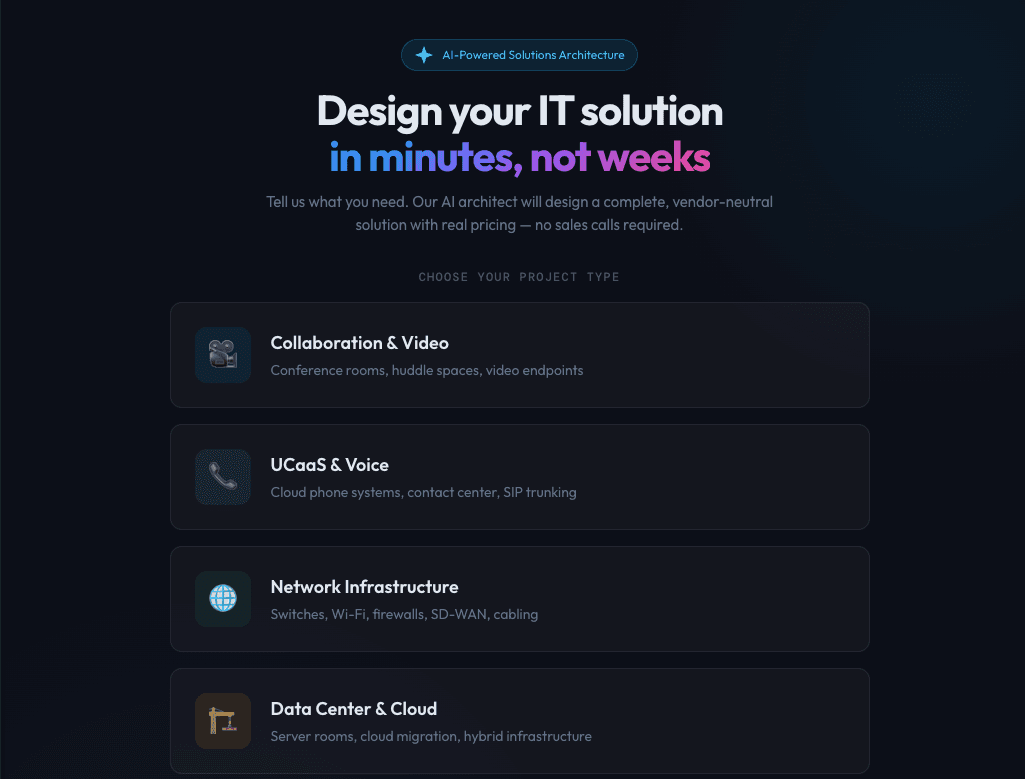 AI Solutions Architect Interface